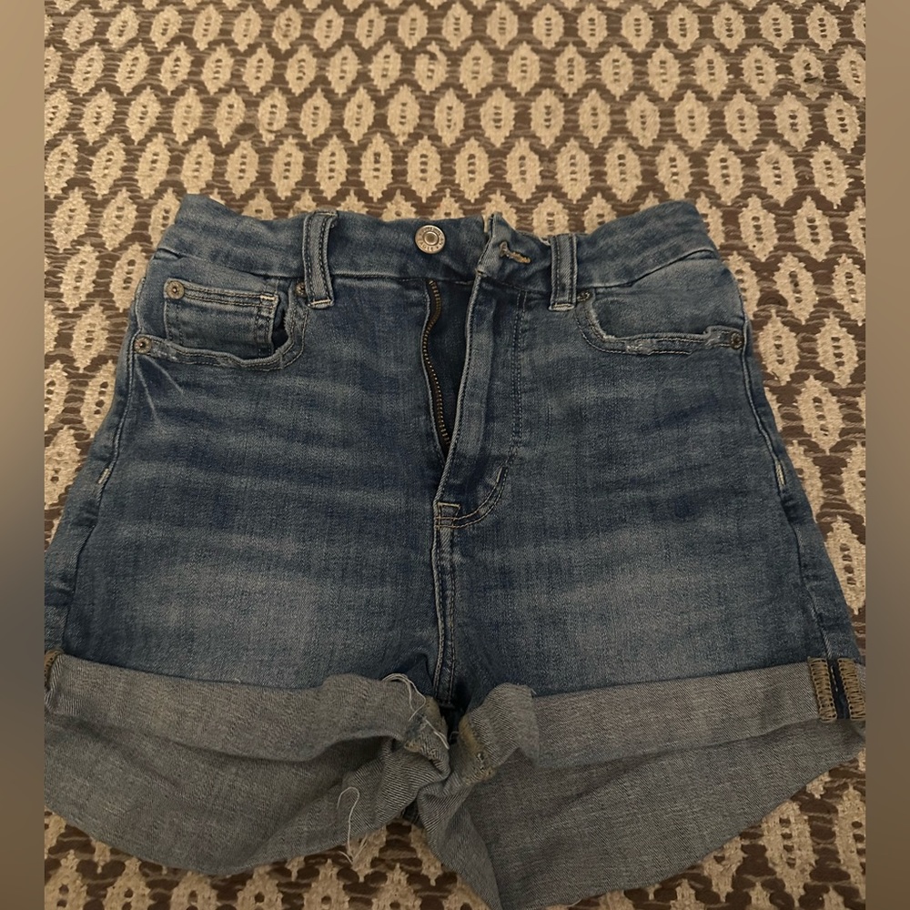 High rise American eagle jean shorts